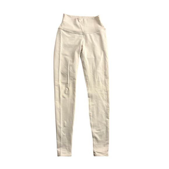 ALO Yoga High-Waist Airbrush Leggings in Ivory